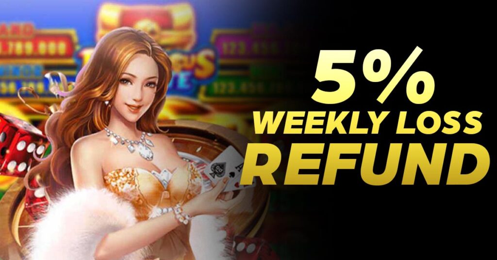 5% Weekly Loss Refund at Winph Casino